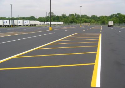 Macadam Company completed line painting
